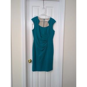 Womens Teal Calvin Klein Business Dress Size 10